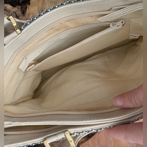 Vintage 50s/60s/70s Whiting & Davis White Hexagonal Mesh Metal Handbag - Picture 4 of 8